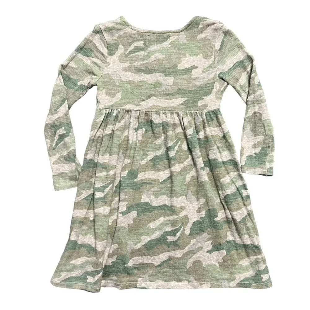 Old Navy 5T Green Camouflage Dress